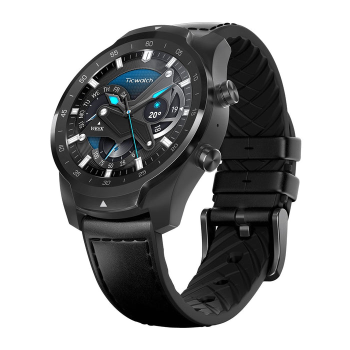 TicWatch Pro 2020 Reloj inteligente deportivo de 1,39" resistente al agua IP68 con Wear OS