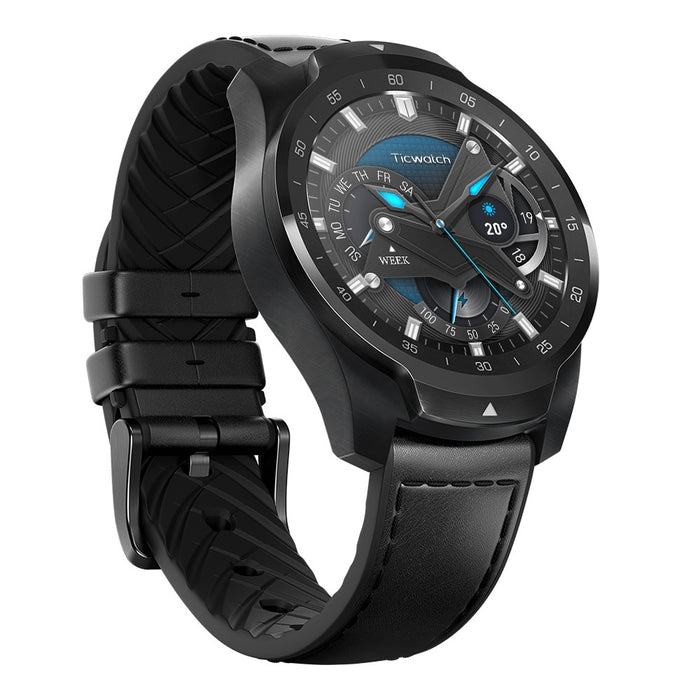 TicWatch Pro 2020 Reloj inteligente deportivo de 1,39" resistente al agua IP68 con Wear OS