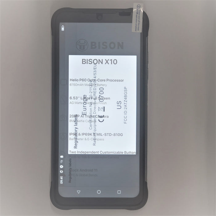 UMIDIGI BISON X10 (64GB,4GB) 6.53" IP69 Water Resistant Dual SIM GSM Unlocked (Excellent - Refurbished, Supersonic Yellow)