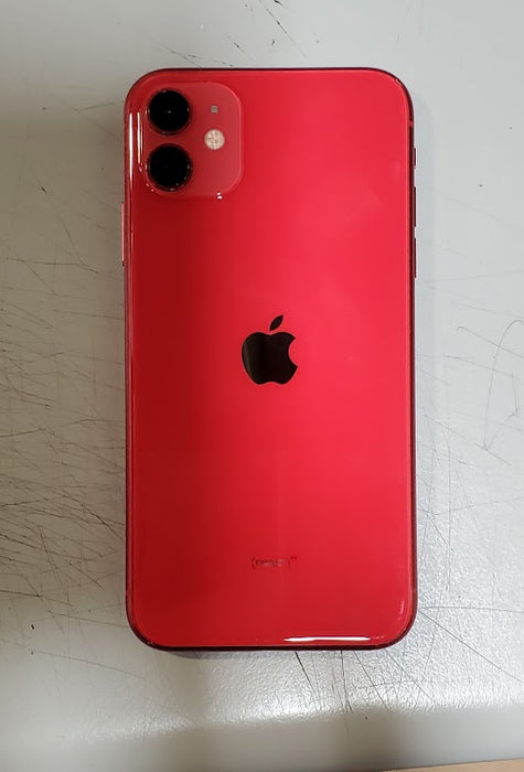 Apple iPhone 11 (256 GB) 6.1" Global 4G LTE Totalmente desbloqueado (GSM + Verizon) (Aceptable - Reacondicionado, Rojo)