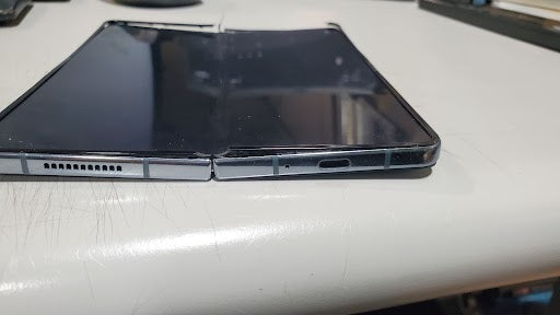 SAMSUNG Galaxy Z Fold4 5G (512GB, 12GB) 7.6" Fully Unlocked  F936U FOR PARTS (For Parts Only / Not Working, Gray Green)