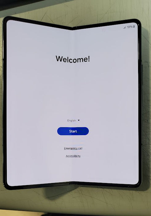 SAMSUNG Galaxy Z Fold4 5G (256GB, 12GB) 7.6"  GSM / CDMA F936U Frame issue (For Parts Only / Not Working, Gray Green)