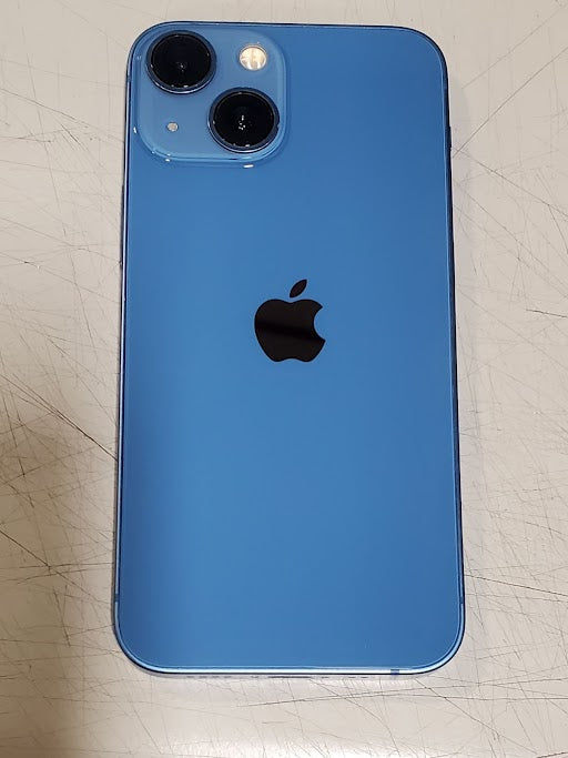 iPhone 13 Mini (256 GB, 4 GB) 5.4", iOS 16, 5G / 4G LTE GSM + Verizon desbloqueado (solo para repuestos / no funciona, azul)