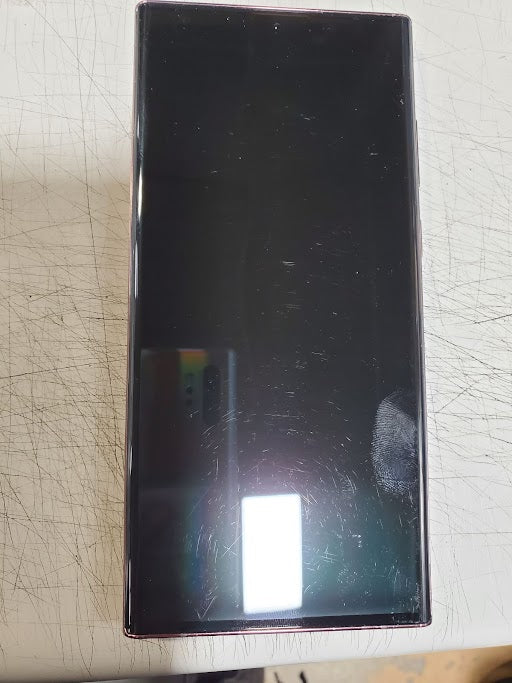 SAMSUNG Galaxy S22 Ultra 5G (512GB, 12GB) Fully Unlocked S908U1 Read Description (Renewed | Smart Saver, Burgundy)