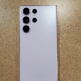 SAMSUNG Galaxy S23 Ultra 5G (256GB, 8GB)  Fully Unlocked S918U Read Description (Renewed | Smart Saver, Lavender)