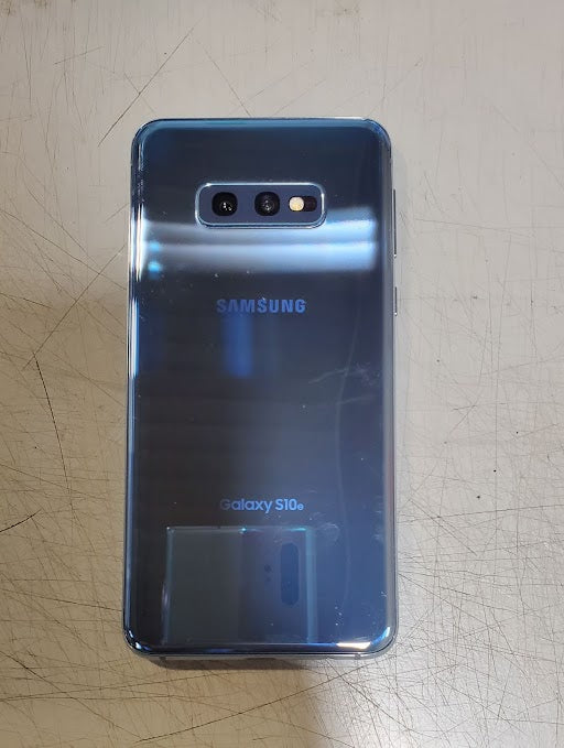 SAMSUNG Galaxy S10e (128GB, 6GB) 5.8" 4G LTE Fully Unlocked (GSM+CDMA) G970U (Acceptable - Refurbished, Prism Blue)