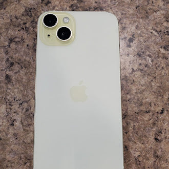 Apple iPhone 15 Plus 5G 128GB LTE Fully Unlocked Excellent Condition No Face ID (Renewed | Smart Saver, Yellow)