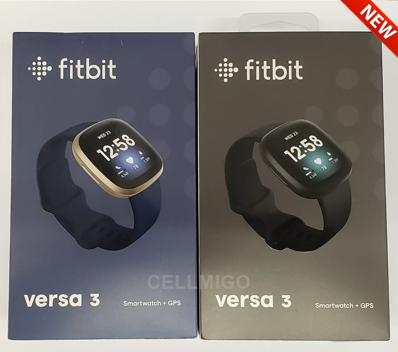 Reloj inteligente de salud y actividad física Fitbit Versa 3 con Alexa integrada y control de frecuencia cardíaca