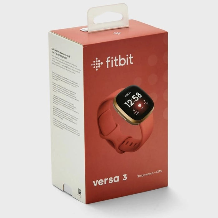 Reloj inteligente de salud y actividad física Fitbit Versa 3 con Alexa integrada y control de frecuencia cardíaca