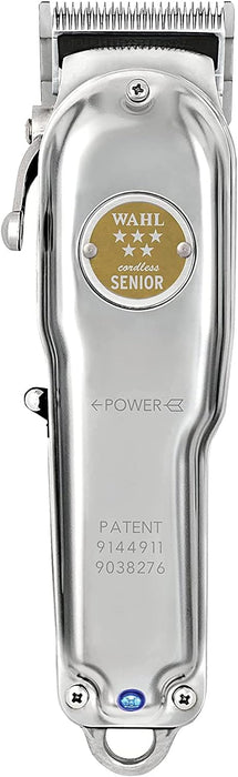 Wahl 5 Star Cordless Senior Clipper, Metal Edition, 80 Min Run, Model 3000112 (Silver)