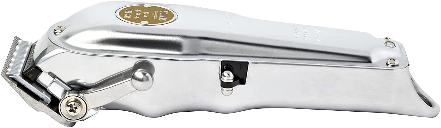 Wahl 5 Star Cordless Senior Clipper, Metal Edition, 80 Min Run, Model 3000112 (Silver)