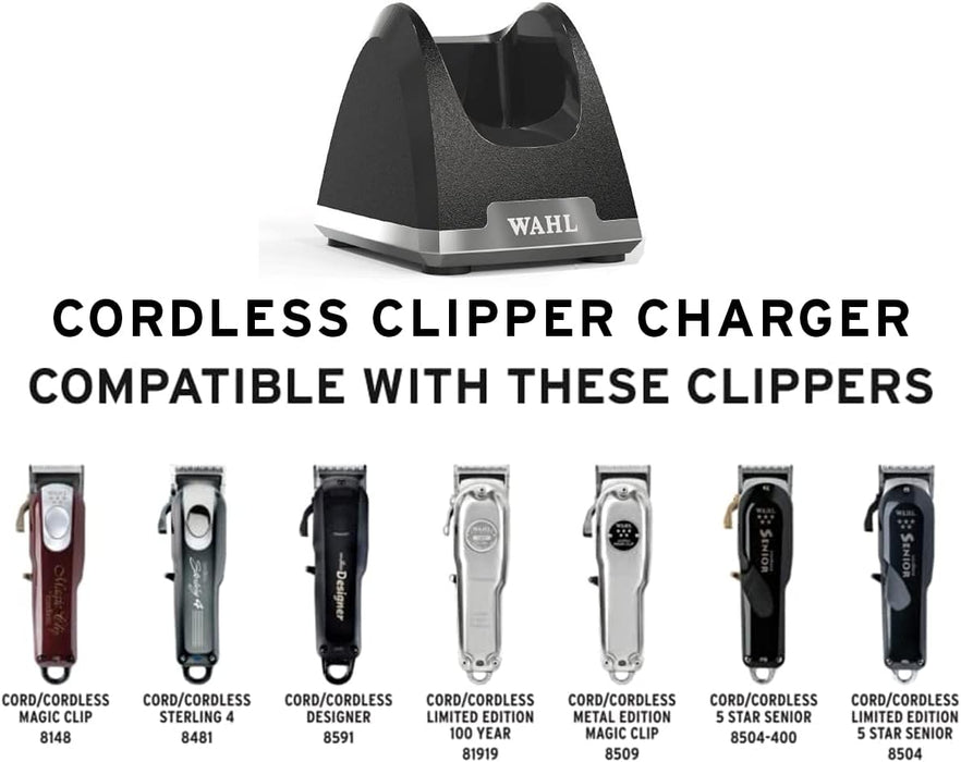 Wahl 5 Star Cordless Senior Clipper, Metal Edition, 80 Min Run, Model 3000112 (Silver)