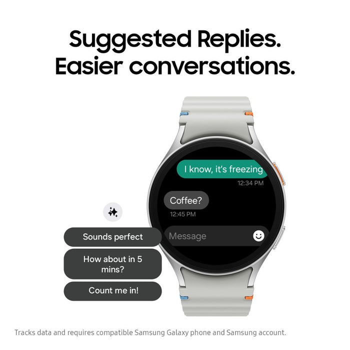 Samsung Galaxy Watch 8 (44mm Cellular LTE) 1.5" Health + Fitness Smartwatch L335 (Renewed | Like New)