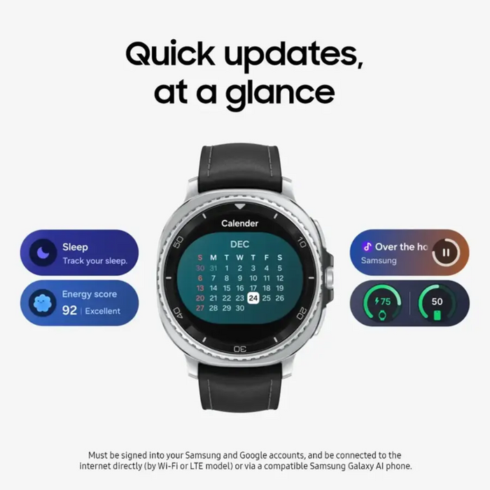 Samsung Galaxy Watch 8 Classic 46mm Cellular LTE 1.34" Smartwatch L505 US Model (Renewed | Like New)