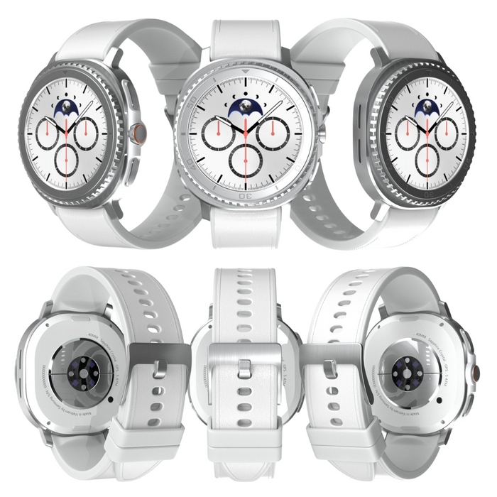 Samsung Galaxy Watch 8 Classic (46mm, Bluetooth) 1.34" Fitness Smartwatch L500 (Renewed | Like New, White)