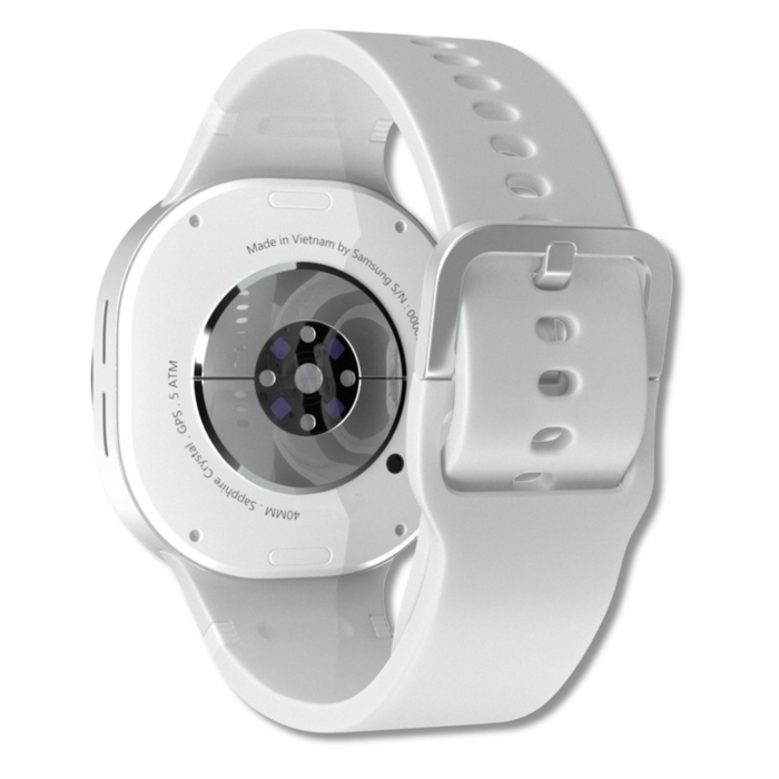 Samsung Galaxy Watch 8 (40mm, Bluetooth) 1.34" Health + Fitness Smartwatch L320 (Renewed) (Renewed | Like New, Silver)