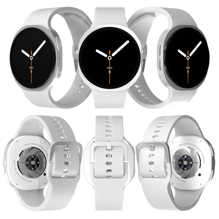 Samsung Galaxy Watch 8 (40mm, Bluetooth) 1.34" Health + Fitness Smartwatch L320 (Renewed) (Renewed | Like New, Silver)