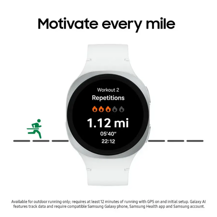 Samsung Galaxy Watch 8 (44mm, Bluetooth) Health + Fitness Smartwatch L330 NEW