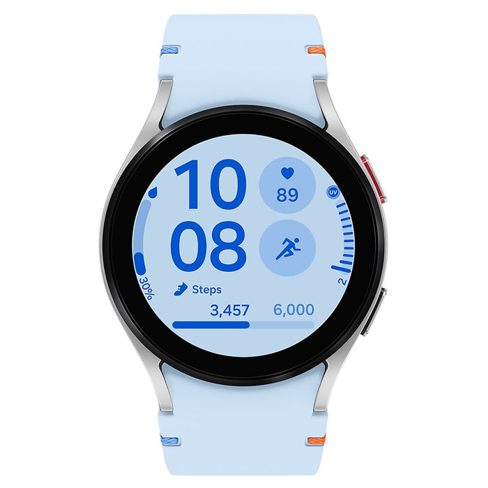 Samsung Galaxy Watch FE (40mm, Bluetooth) 1.2" Health + Fitness Smartwatch R861N (Excellent - Refurbished, Silver)