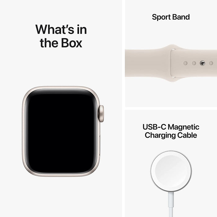 Apple Watch SE 2022 (44 mm, Wi-Fi, GPS + LTE) 1,78" totalmente desbloqueado, caja de aluminio (excelente - reacondicionado)