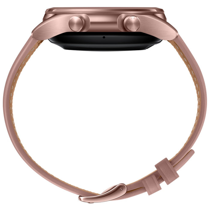 Reloj inteligente deportivo Samsung Galaxy Watch 3 (41 mm, GPS) con monitorización de SpO2, actividad física, sueño y R850 (bronce)