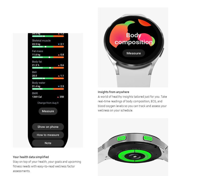 SAMSUNG Galaxy Watch 4 Classic (42mm,LTE) Health + Fitness Smartwatch R885 (Excellent - Refurbished)