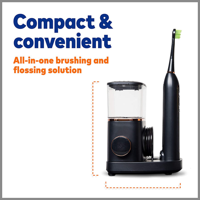 Waterpik Sonic-Fusion Professional Flossing Electric Toothbrush - BLACK (Black)