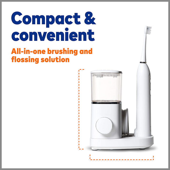 Waterpik Sonic-Fusion Professional Flossing Electric Toothbrush - WHITE (White)