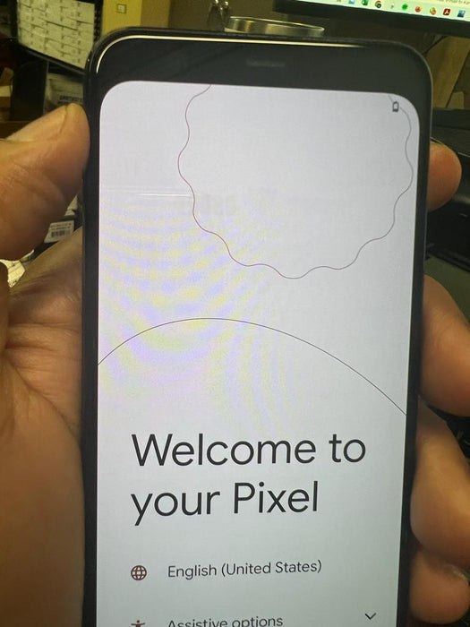 Google Pixel 4 (128 GB) 5.7" Totalmente desbloqueado 4G LTE desbloqueado (Leve desgaste de LCD) (Excelente - Reacondicionado, Negro)