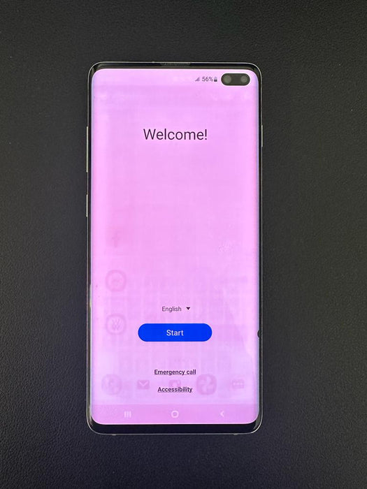 Samsung Galaxy S10+ (128GB, 8GB) 6.4" 4G LTE Fully Unlocked (GSM + CDMA) G975U (Acceptable - Refurbished, Prism White)