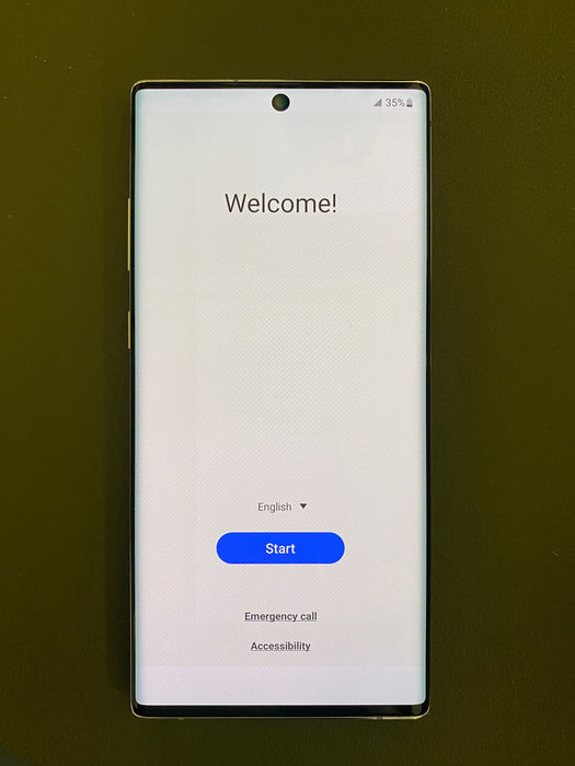 Samsung Galaxy Note 10+ (256GB,12GB) 6.8" FULLY Unlocked Global LTE N975U1 (Acceptable - Refurbished, Aura White)