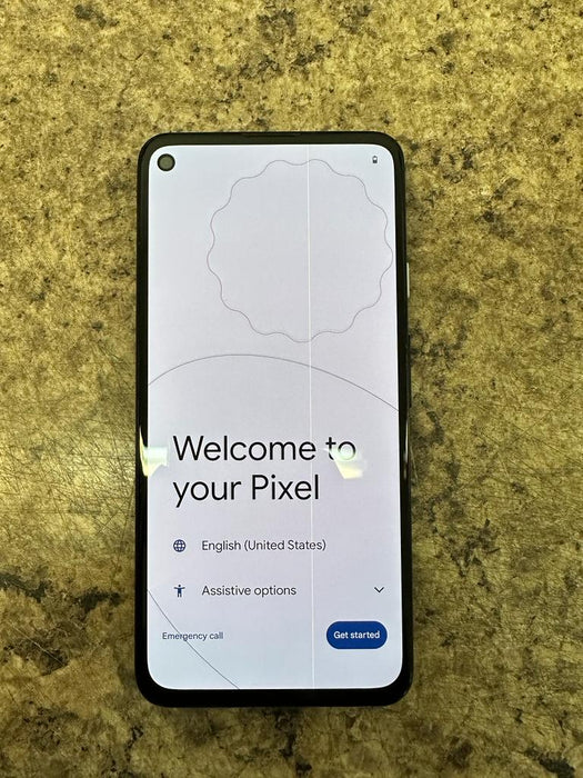 Google Pixel 4a 5G (128 GB, 6 GB) 6,2" (GSM + CDMA) 4G LTE desbloqueado - Modelo de EE. UU. (aceptable - reacondicionado, negro)