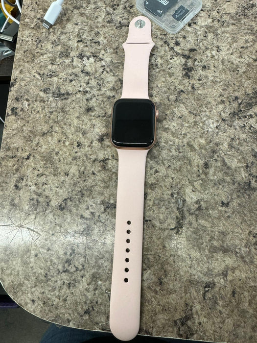 Apple Watch Series 6 (44 mm, Wi-Fi, 4G LTE) 1,78" completamente desbloqueado con caja de aluminio (aceptable, reacondicionado, dorado)