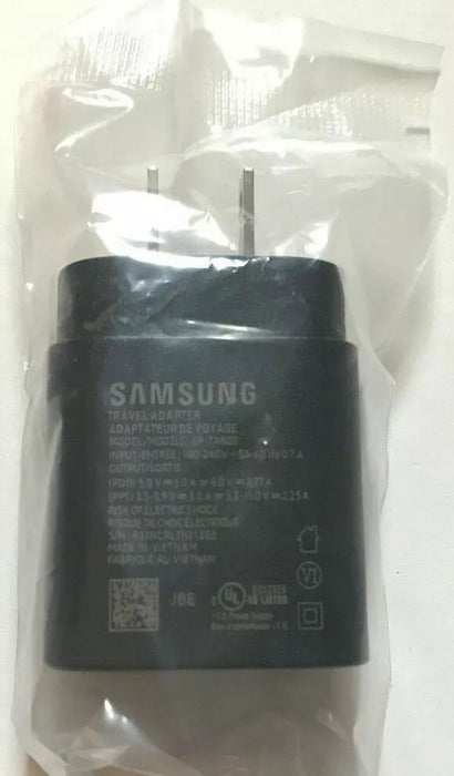 Samsung 25W Super Fast Charging Travel Adapter EP-TA800 USB C to USB C Input (, )