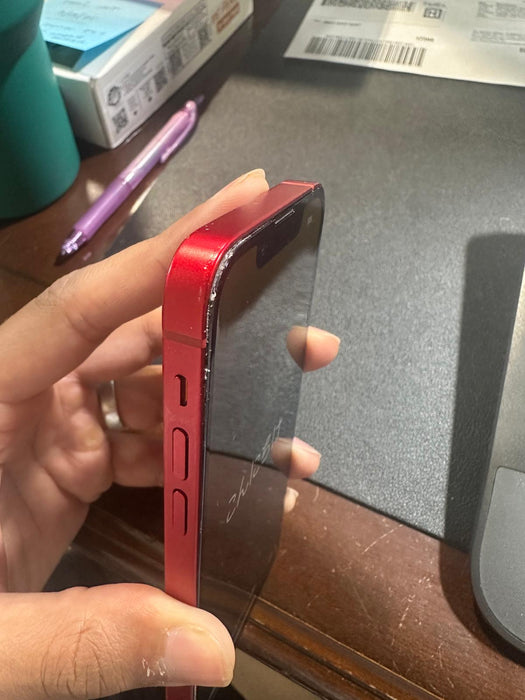 iPhone 13 Mini (256GB) 5G / 4G LTE Fully Unlocked - FOR PARTS (Read) (Renewed | Pre-Loved, Red)