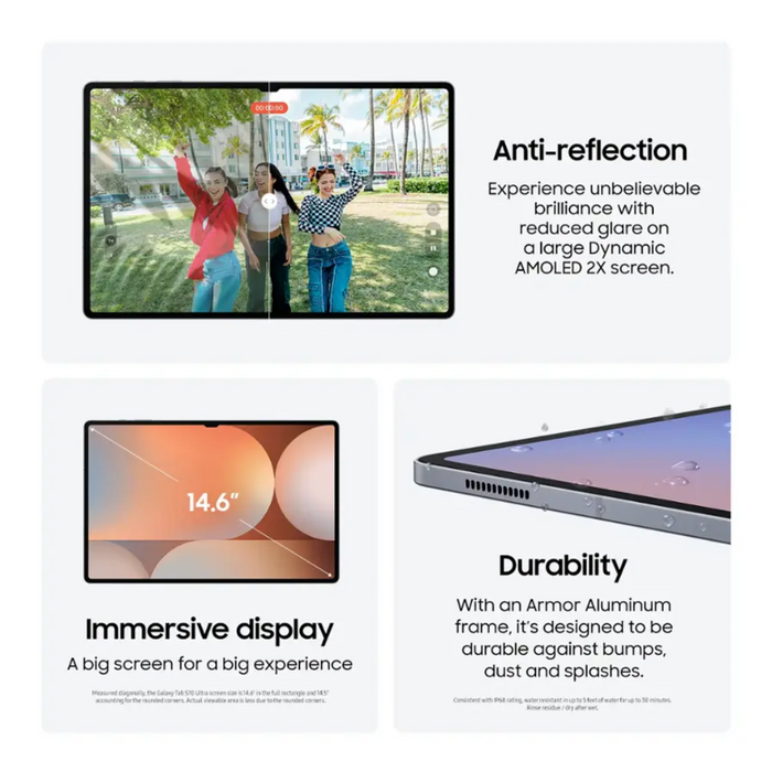 Samsung Galaxy Tab S10 Ultra (256GB, 12GB) 14.6", Wi-Fi Only Tablet X920