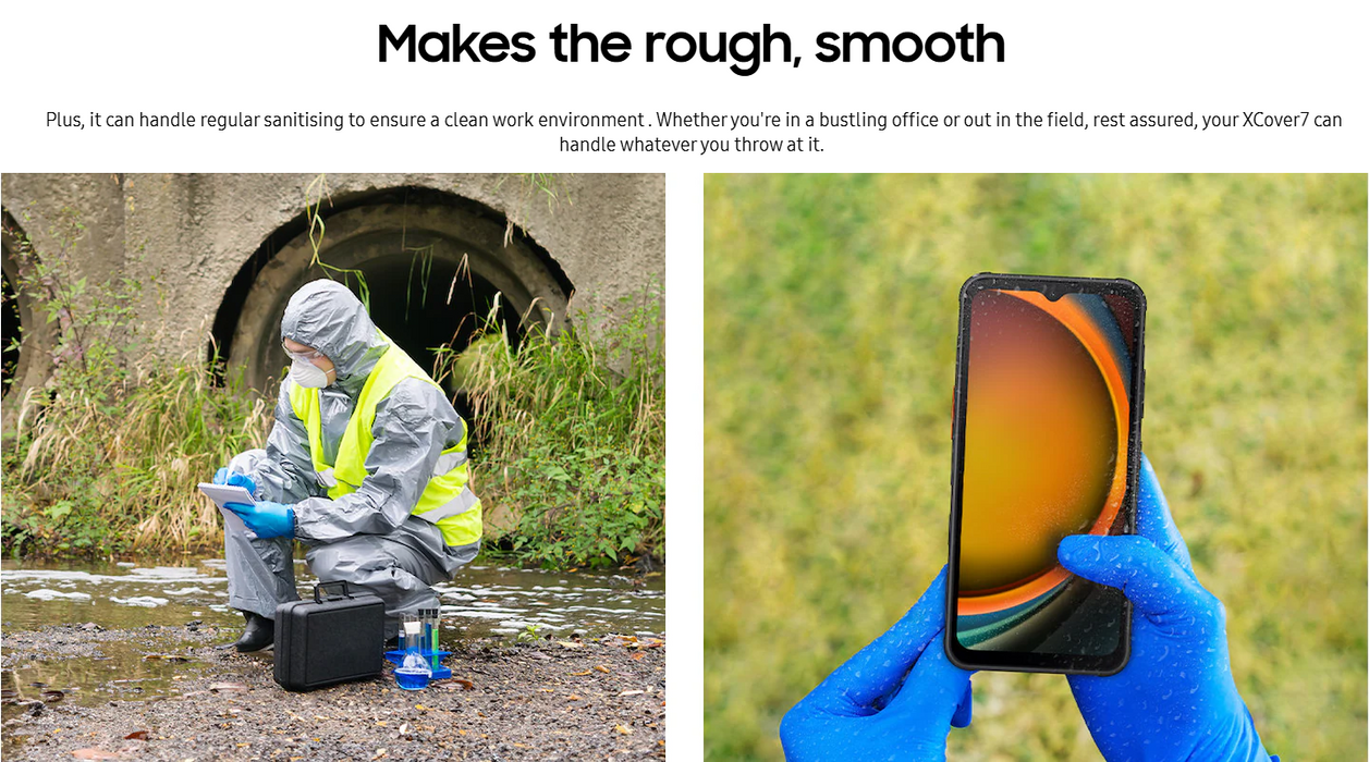 Samsung Galaxy XCover7 5G (128GB, 6GB) 6.6" GSM Unlocked 5G / 4G LTE G556B (Black)