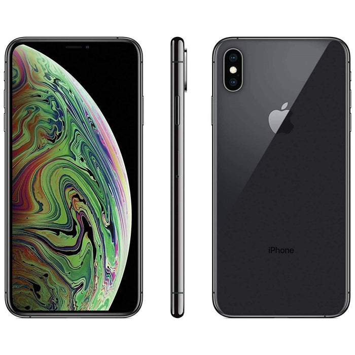 Apple iPhone XS Max (64 GB) 6.5" Global 4G LTE Totalmente desbloqueado - PARA PIEZAS (SOLO PARA PIEZAS/NO FUNCIONA, NEGRO)