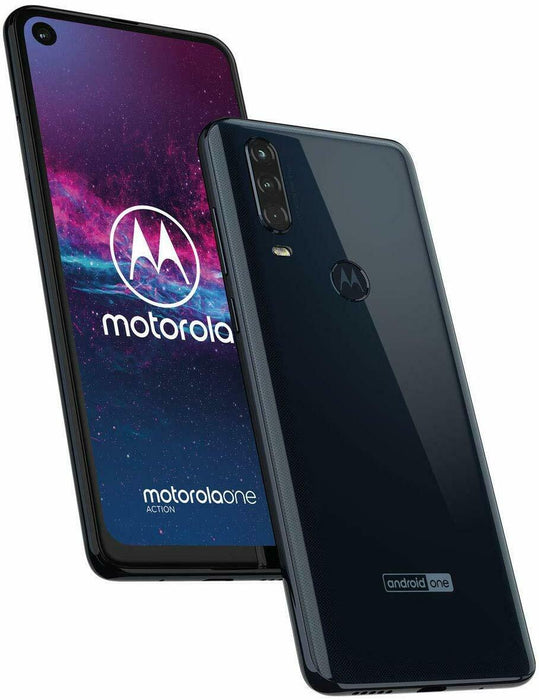 Motorola One Action (128 GB, 4 GB) 6,3" GSM + CDMA 4G LTE Global Desbloqueado XT2013-4 (Azul)