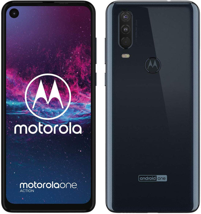 Motorola One Action (128 GB, 4 GB) 6,3" GSM + CDMA 4G LTE Global Desbloqueado XT2013-4 (Azul)