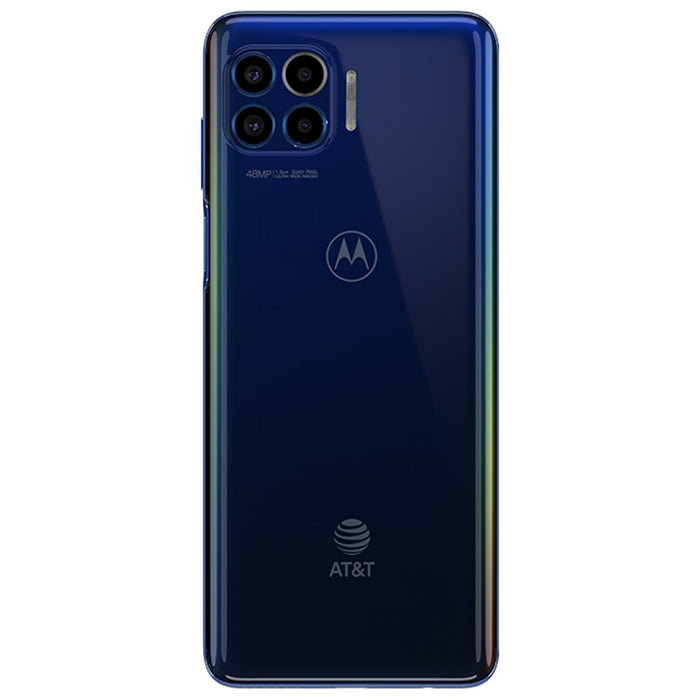 Moto One 5G (128GB, 4GB) 6.7" AT&T Locked 5G / 4G LTE - XT2075-2 (Acceptable - Refurbished, Oxford Blue)