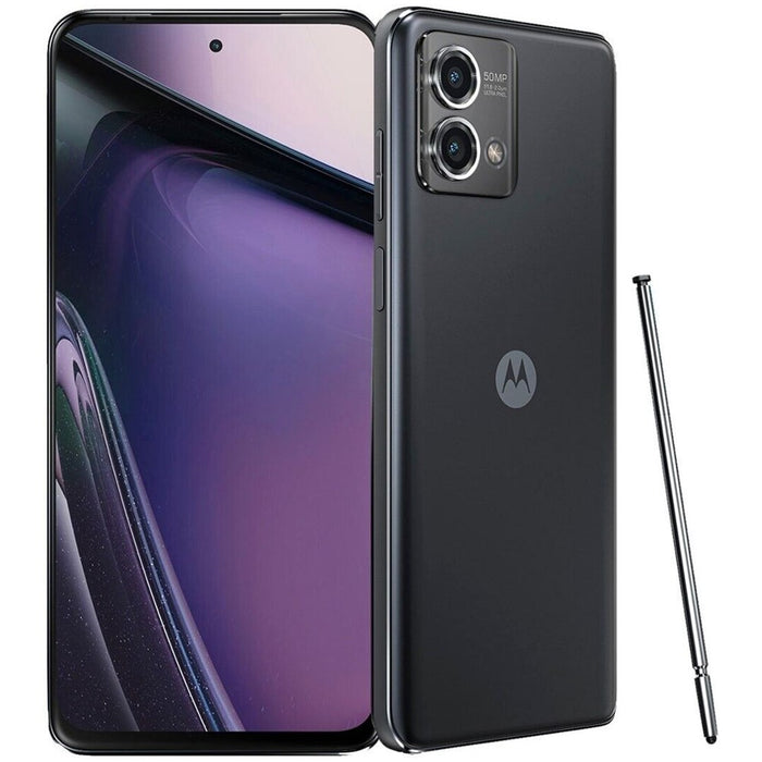 Moto G Stylus 5G 2023 (128GB) 6.6" GSM Unlocked US 5G / Global 4G LTE (Renewed | Like New, Black)