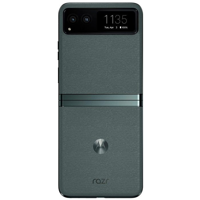 Moto Razr 5G 2023 (128GB, 8GB) 6.9" GSM Unlocked 5G / 4G LTE XT2323-5 (Renewed) (Renewed | Like New, Sage Green)