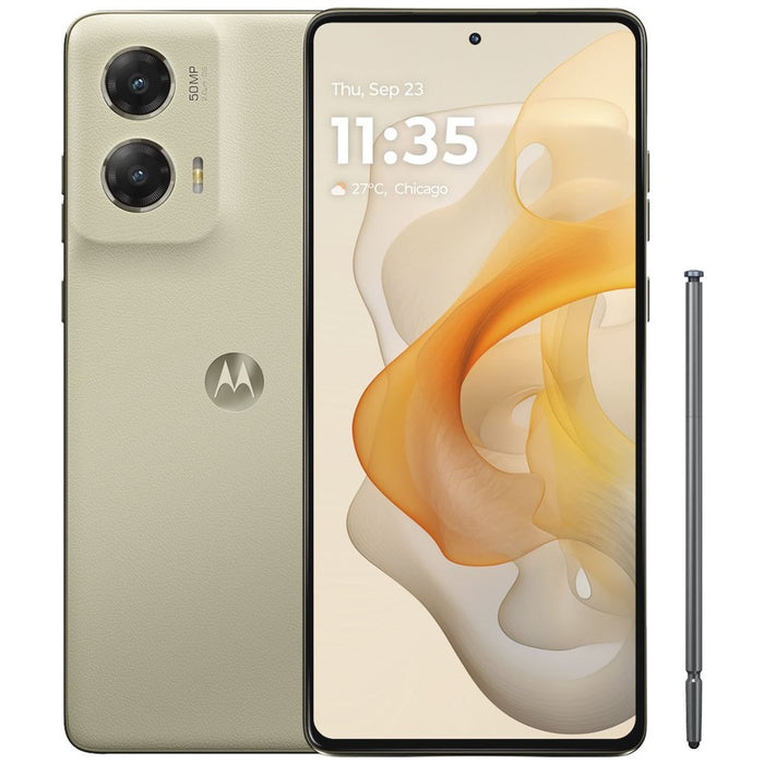 Moto G Stylus 5G 2024 (128GB, 8GB) 6.7" Fully Unlocked Global 5G /4G LTE XT2419V (Caramel Latte)