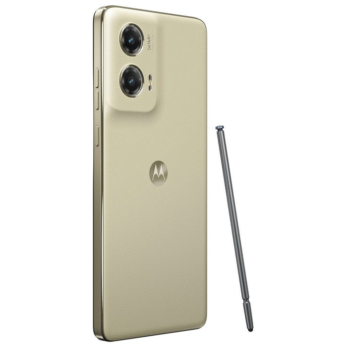 Moto G Stylus 5G 2024 (256GB, 8GB) 6.7" Fully Unlocked Global 4G LTE XT2419-1 (Renewed | Smart Saver, Caramel Latte)