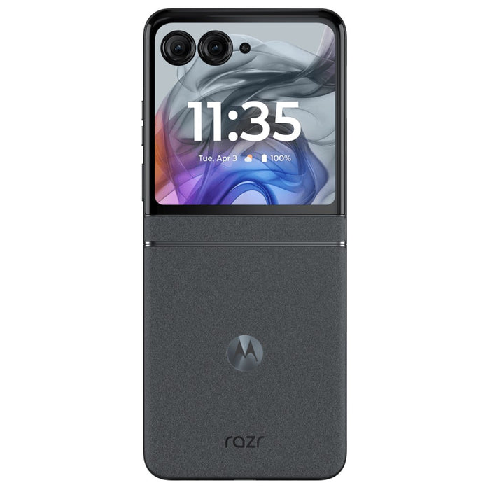 Moto Razr 5G 2024 (256GB, 8GB) 6.9" Fully Unlocked 5G / 4G LTE XT2453V (Excellent - Refurbished, Koala Gray)