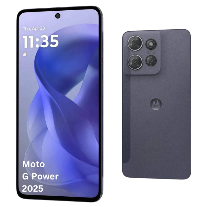 Moto G Power 2025 (128GB, 8GB) 6.8" Unlocked for US & Global GSM + CDMA XT2515-1 (Renewed | Clean Screen, Slate Gray)