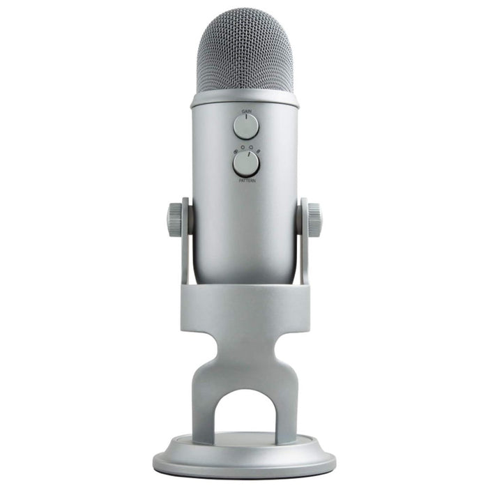 Blue Yeti Ultimate USB Microphone for Professional Recording on PC and Mac- Gray (Gray)