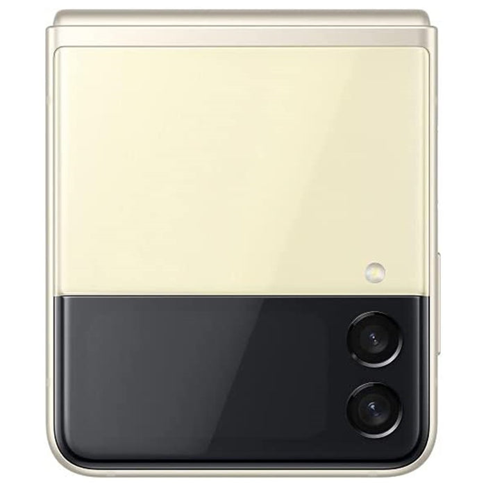 Samsung Galaxy Z Flip3 5G (128GB, 8GB) 6.7" AT&T Locked F711U (Renewed | Smart Saver, Cream)
