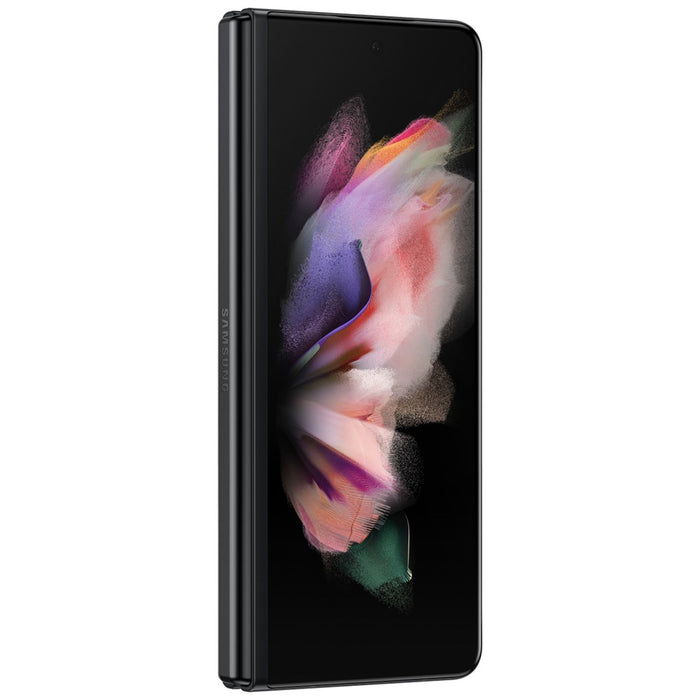 SAMSUNG, Galaxy Z Fold3 5G (512 GB, 12 GB) 7.6" Desbloqueado de fábrica GSM/CDMA F926U, LA PANTALLA LCD INTERNA TIENE UNA LÍNEA VERTIAL Y LA PANTALLA TÁCTIL DEL LADO DERECHO NO FUNCIONA (Aceptable - Reacondicionado, Phantom Black)